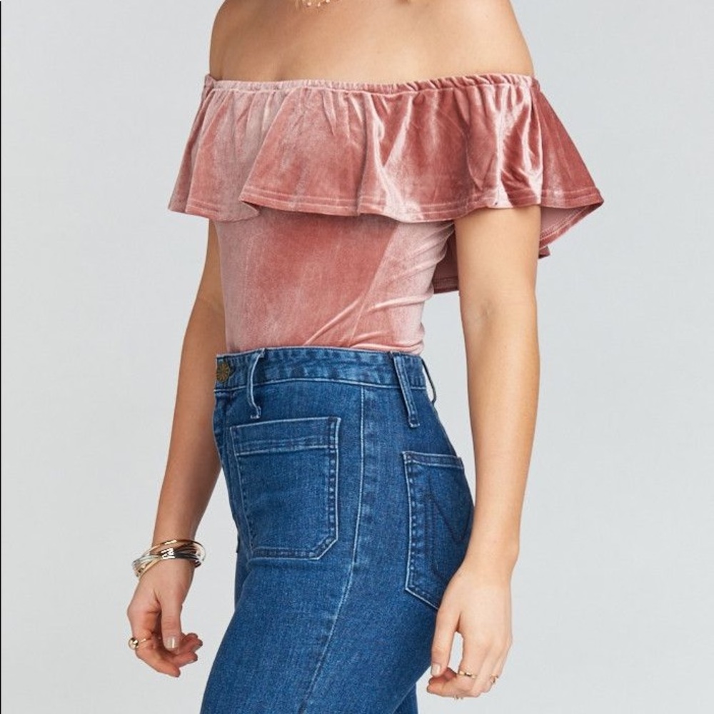 Show Me Your Mumu Velvet Bodysuit